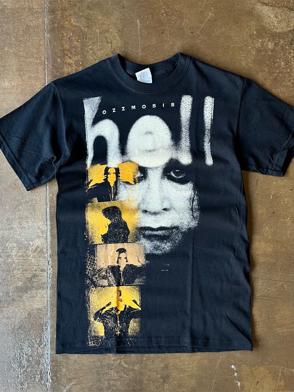 Ozzy Osbourne Vintage Y2K Ozzmosis Hell Black T-Shirt Small S Tour Concert Tee